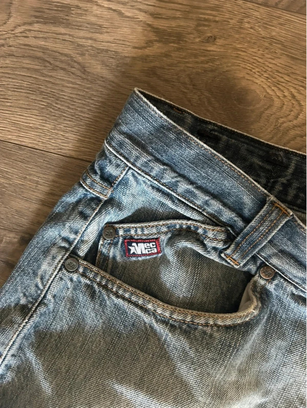 Vintage Mecca wide leg faded baggy jeans - Picture 3 of 5